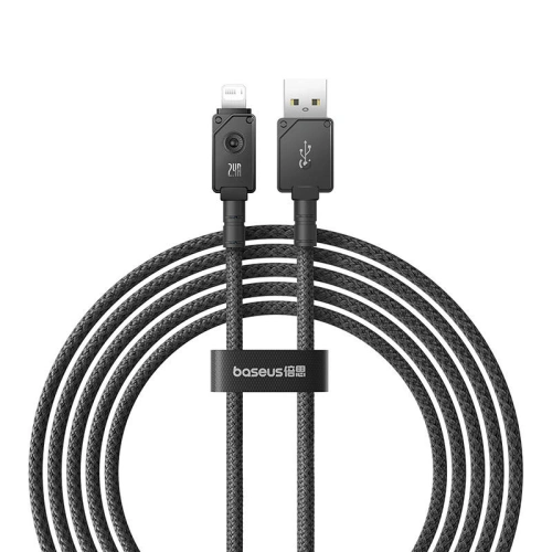 Kabel Baseus USB-A/Lightning 2.4A 2m (czarny)