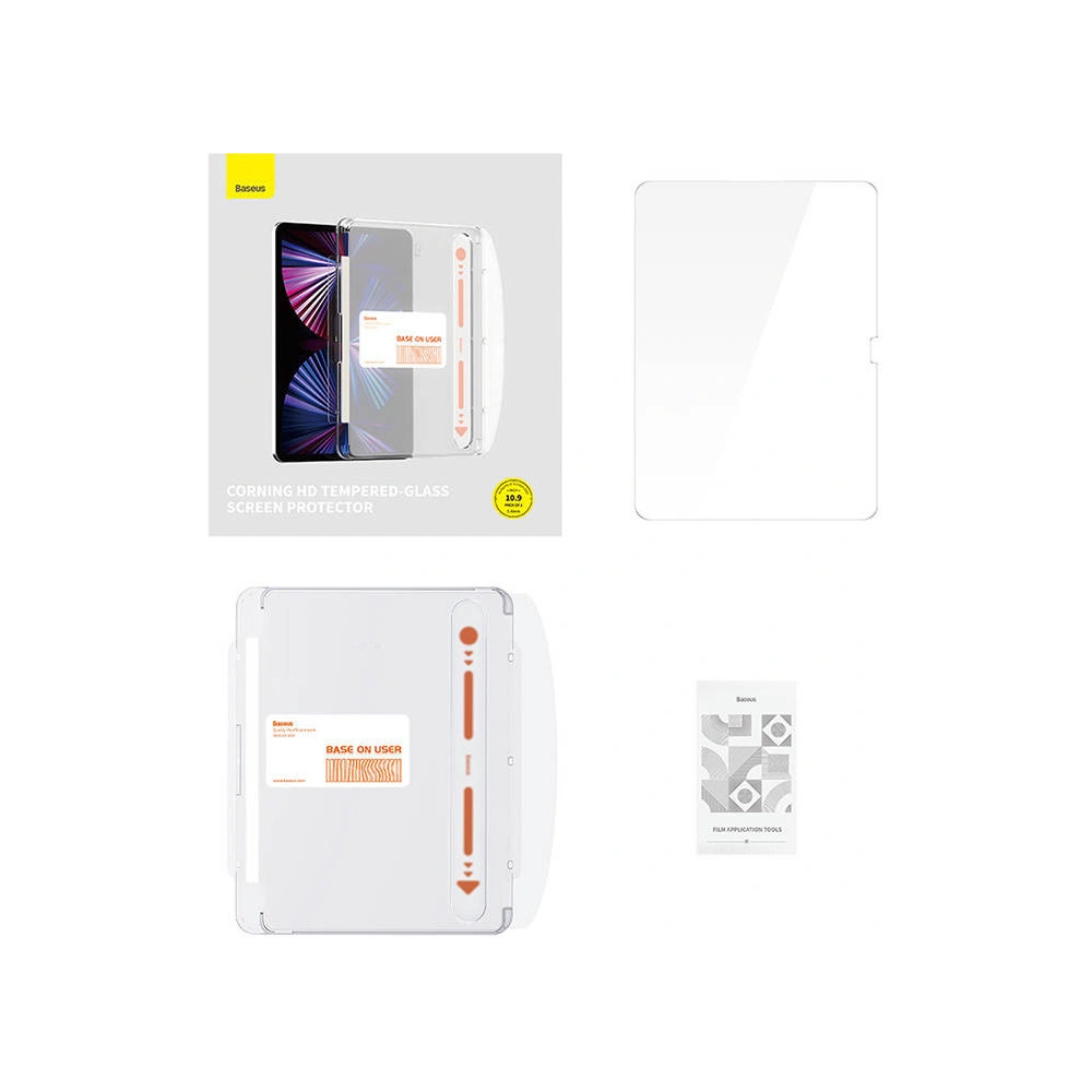 Hurtownia GSM - Edzett üveg Baseus Corning 0.4mm Apple iPad 10.9 (10. generáció) - BSU4524 - {ean13} - Hurt
