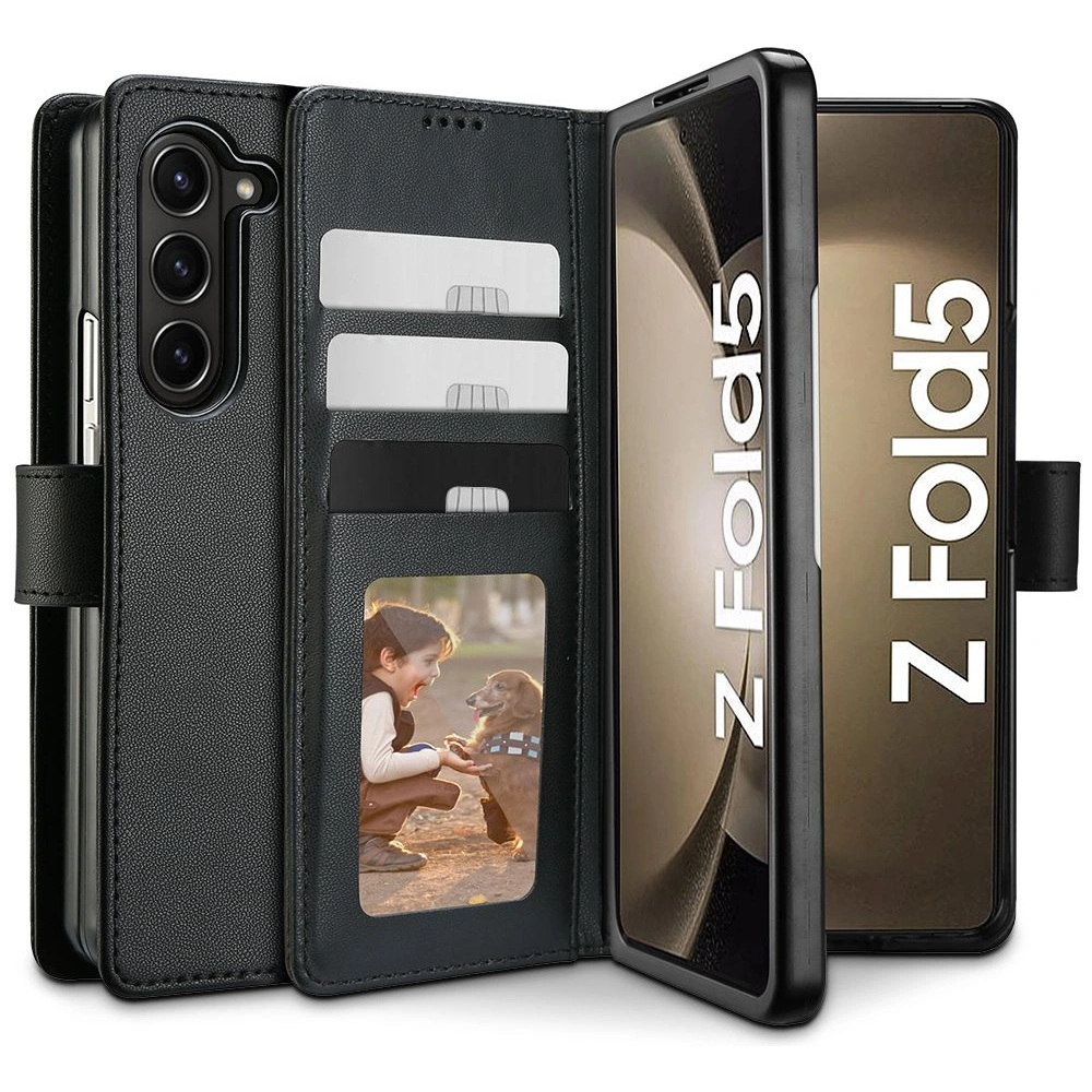 Hurtownia GSM - Etui Tech-Protect Wallet Samsung Galaxy Z Fold 5 Černé - THP2176 - {ean13} - Hurt