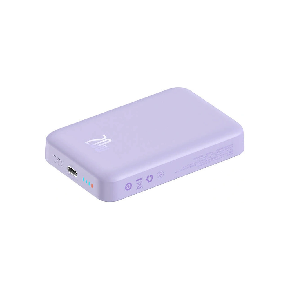 Wholesale Baseus Magnetic Mini Powerbank 10000mAh 20W (purple) - BSU4527 - {ean13} - Hurt