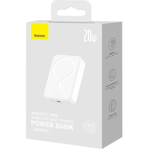 Powerbank Baseus Magnetic Mini 20000mAh 20W (biały)