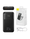 Powerbank Baseus Comet 10000mAh 22.5W + kabel USB-A/USB-C (czarny)