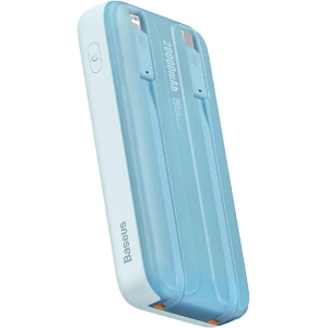 Powerbank Baseus Comet 10000mAh 22.5W + kabel USB-A/USB-C (niebieski)