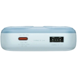 Powerbank Baseus Comet 10000mAh 22.5W + kabel USB-A/USB-C (niebieski)