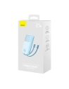 Wholesale Baseus Comet Powerbank 10000mAh 22.5W + USB-A/USB-C Cable (blue) - BSU4532 - {ean13} - Hurt