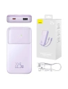 Powerbank Baseus Comet 10000mAh 22.5W + kabel USB-A/USB-C (fialový)
