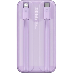 Powerbank Baseus Comet 10000mAh 22.5W + kabel USB-A/USB-C (fioletowy)