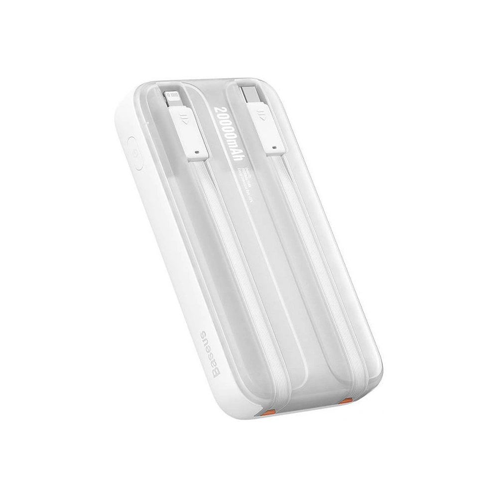Hurtownia GSM - Powerbank Baseus Comet 20000mAh 22.5W + kabel USB-A/USB-C (bílý) - BSU4535 - {ean13} - Hurt