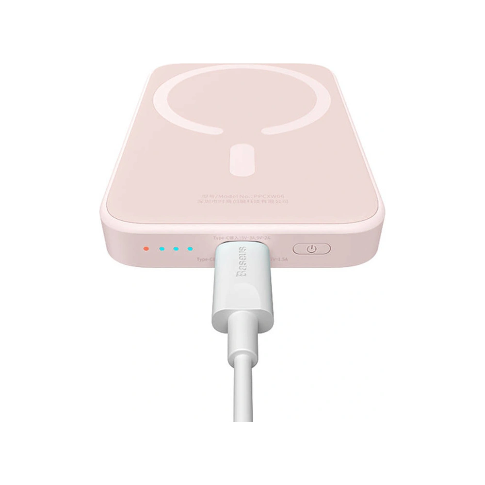 Hurtownia GSM - Powerbank Baseus Magnetic Mini 6000mAh 20W (růžový) - BSU4539 - {ean13} - Hurt