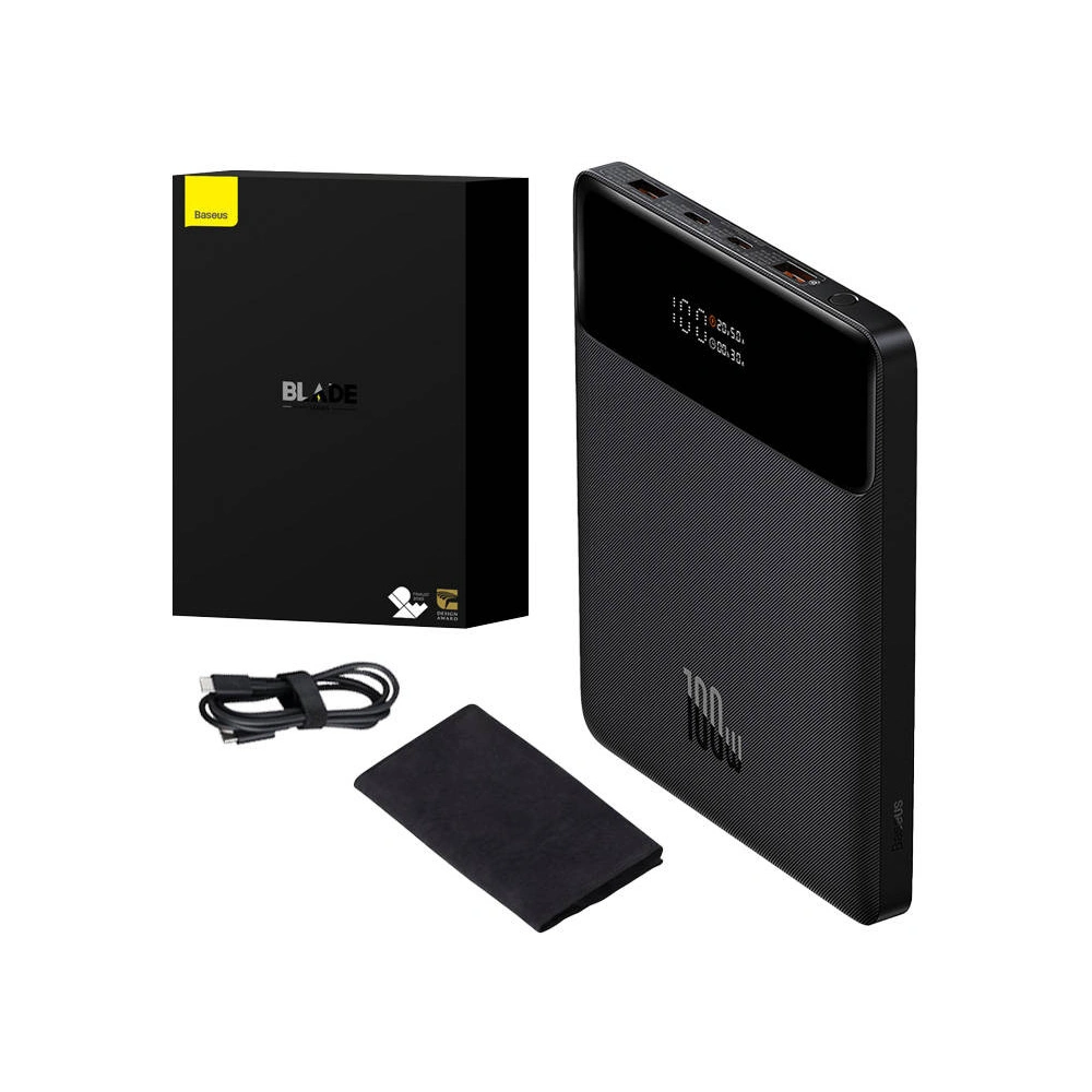 Hurtownia GSM - Powerbank Baseus Blade 20000mAh 100W (černý) - BSU4540 - {ean13} - Hurt