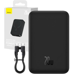 Powerbank Baseus Magnetic Mini 20000mAh 20W (czarny)