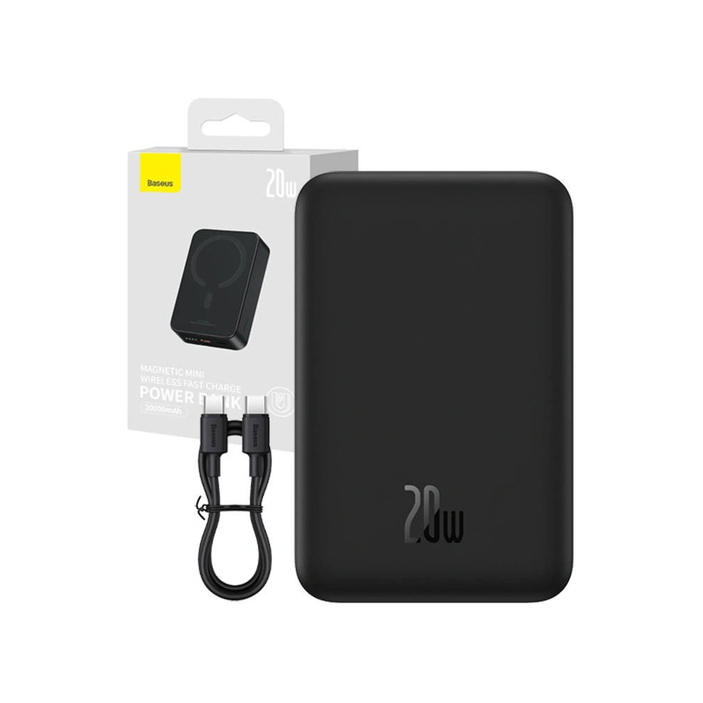 Hurtownia GSM - Powerbank Baseus Magnetic Mini 20000mAh 20W (černý) - BSU4541 - {ean13} - Hurt