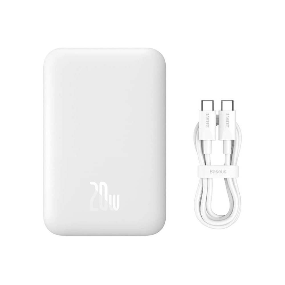 Hurtownia GSM - Powerbank Baseus Magnetic Mini 6000mAh 20W (weiß) - BSU4543 - {ean13} - Hurt