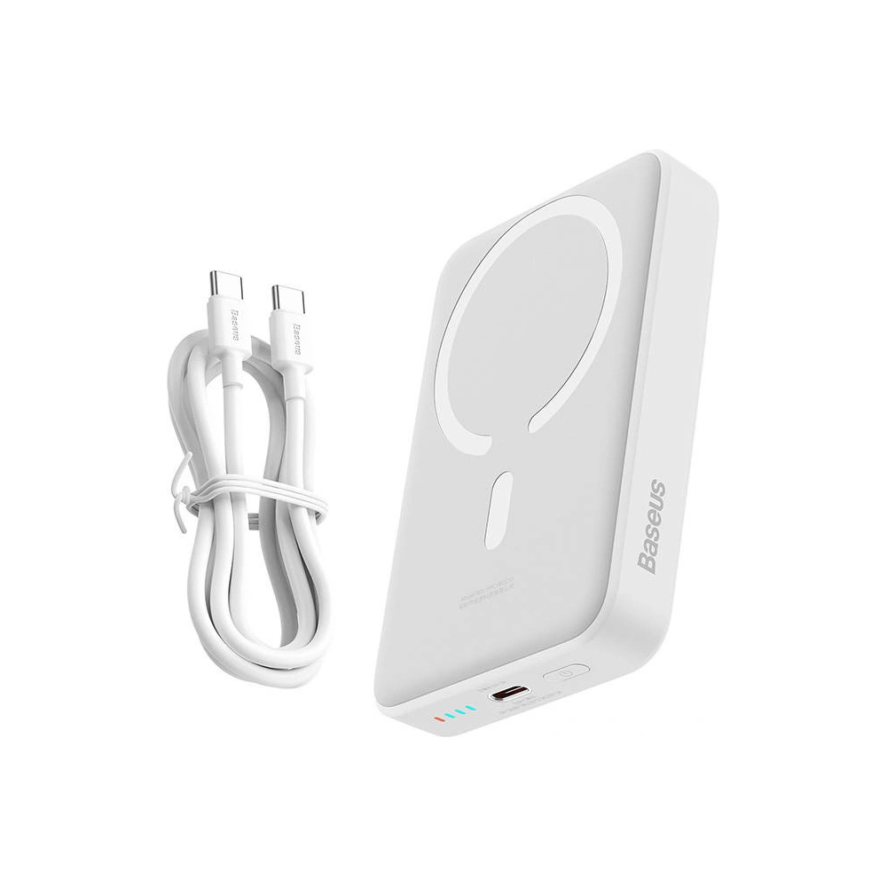 Hurtownia GSM - Powerbank Baseus Magnetic Mini 10000mAh 30W (biały) - BSU4545 - {ean13} - Hurt