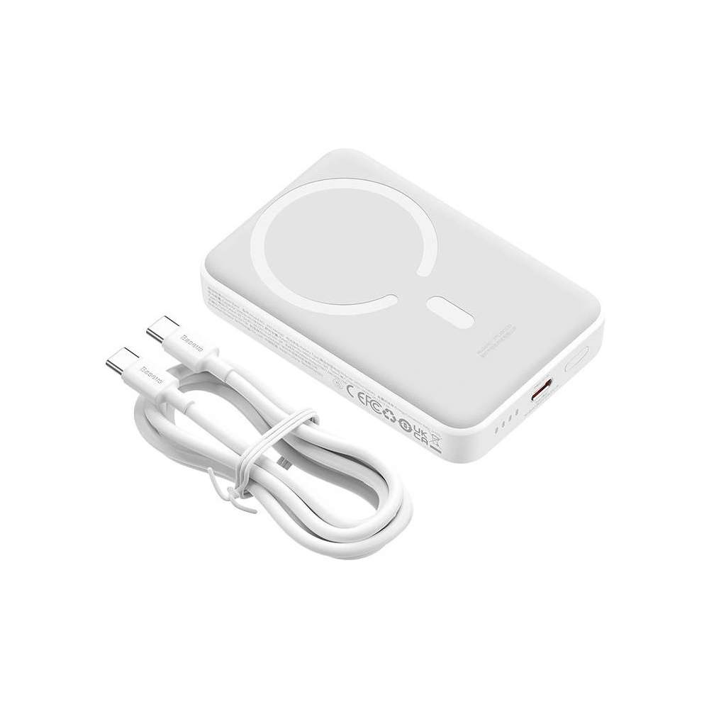 Hurtownia GSM - Powerbank Baseus Magnetic Mini 10000mAh 30W (biały) - BSU4545 - {ean13} - Hurt