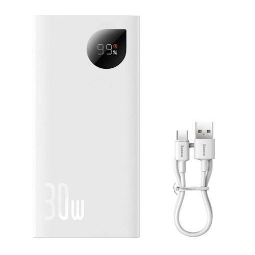 Powerbank Baseus Adaman2 10000mAh 30W (biały)