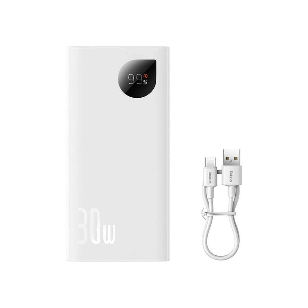 Hurtownia GSM - Powerbank Baseus Adaman2 10000mAh 30W (fehér) - BSU4547 - {ean13} - Hurt