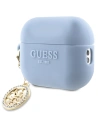 Etui Guess GUAP23DSLGHDB Apple AirPods Pro 2 cover niebieski/blue 3D Rubber 4G Diamond Charm