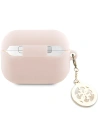 Hurtownia GSM - Etui Guess GUAP23DSLGHDP Apple AirPods Pro 2 tok rózsaszín/rozsdamentes 3D Gumi 4G Gyémánt Charm - GUE2677 - {ean13} - Hurt