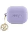 Hurtownia GSM - Etui Guess GUAP23DSLGHDU Apple AirPods Pro 2 kryt purpurový/purple 3D Rubber 4G Diamond Charm - GUE2678 - {ean13} - Hurt