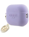 Hurtownia GSM - Etui Guess GUAP23DSLGHDU Apple AirPods Pro 2 kryt purpurový/purple 3D Rubber 4G Diamond Charm - GUE2678 - {ean13} - Hurt