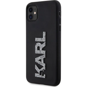Hurtownia GSM - Etui Karl Lagerfeld KLHCN613DMBKCK Apple iPhone 11/XR fekete/black hardcase 3D Gumi Csillogó Logó - KLD1604 - {ean13} - Hurt