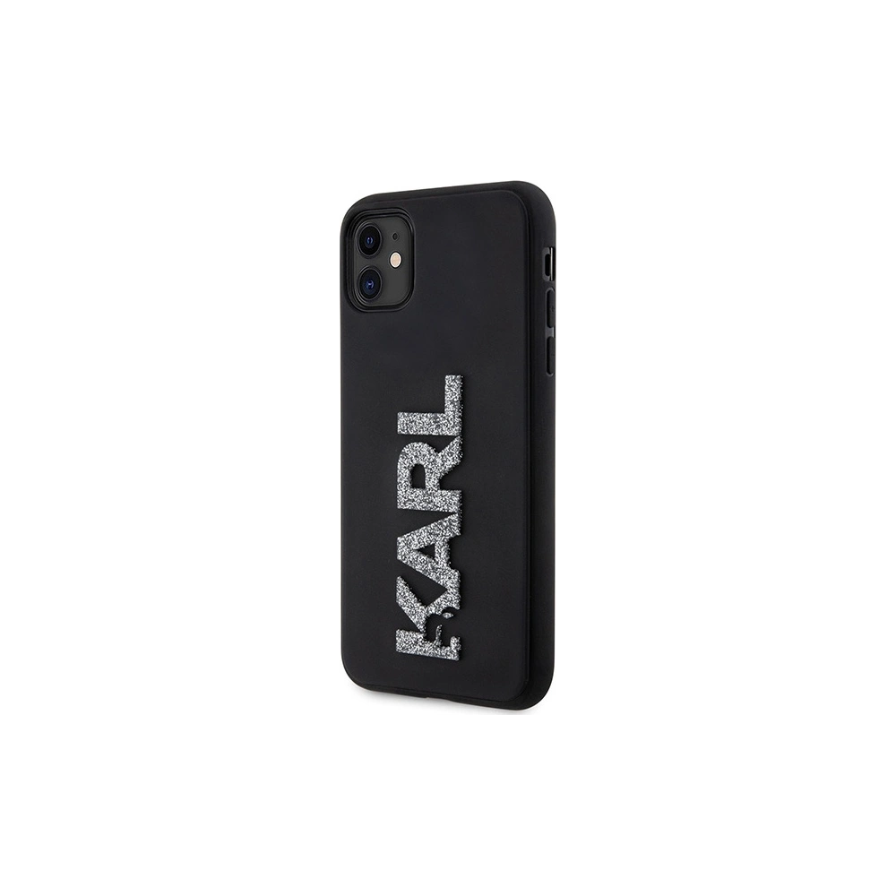 Hurtownia GSM - Etui Karl Lagerfeld KLHCN613DMBKCK Apple iPhone 11/XR negru/black hardcase 3D Rubber Glitter Logo - KLD1604 - {ean13} - Hurt