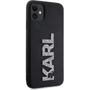 Hurtownia GSM - Etui Karl Lagerfeld KLHCN613DMBKCK Apple iPhone 11/XR fekete/black hardcase 3D Gumi Csillogó Logó - KLD1604 - {ean13} - Hurt