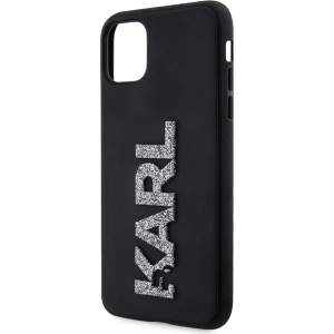 Hurtownia GSM - Etui Karl Lagerfeld KLHCN613DMBKCK Apple iPhone 11/XR fekete/black hardcase 3D Gumi Csillogó Logó - KLD1604 - {ean13} - Hurt