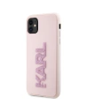 Hurtownia GSM - Etui Karl Lagerfeld KLHCN613DMBKCP Apple iPhone 11/XR różowy/pink hardcase 3D Rubber Glitter Logo - KLD1605 - {ean13} - Hurt