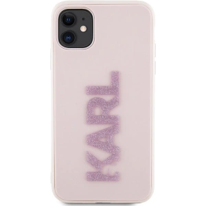Hurtownia GSM - Etui Karl Lagerfeld KLHCN613DMBKCP Apple iPhone 11/XR rózsaszín/pink kemény tok 3D gumi csillogó logó - KLD1605 - {ean13} - Hurt