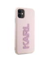 Hurtownia GSM - Etui Karl Lagerfeld KLHCN613DMBKCP Apple iPhone 11/XR różowy/pink hardcase 3D Rubber Glitter Logo - KLD1605 - {ean13} - Hurt
