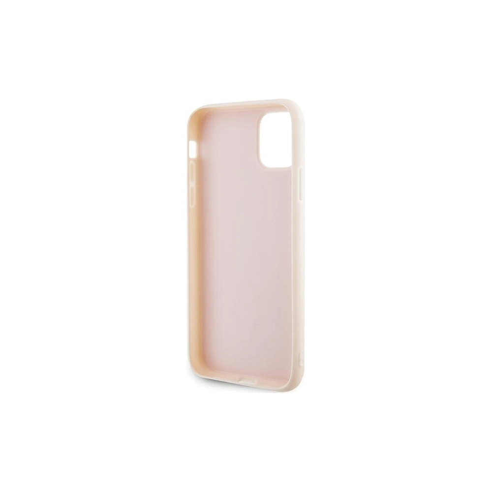 Wholesale Karl Lagerfeld KLHCN613DMBKCP Apple iPhone 11/XR pink hardcase 3D Rubber Glitter Logo - KLD1605 - {ean13} - Hurt
