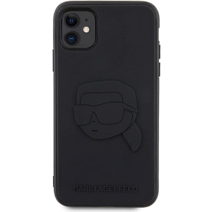 Wholesale Karl Lagerfeld KLHCN613DRKNK Apple iPhone 11/XR black hardcase Rubber Karl Head 3D - KLD1606 - {ean13} - Hurt