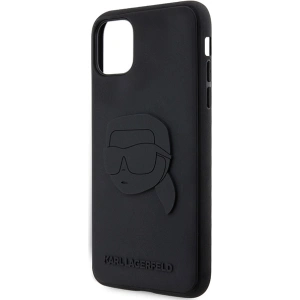 Wholesale Karl Lagerfeld KLHCN613DRKNK Apple iPhone 11/XR black hardcase Rubber Karl Head 3D - KLD1606 - {ean13} - Hurt