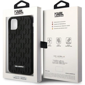 Wholesale Karl Lagerfeld KLHCN61RUPKLPK Apple iPhone 11/XR hardcase black 3D Monogram - KLD1607 - {ean13} - Hurt