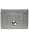Etui Karl Lagerfeld Sleeve KLCS14SAKHPCG 14 carate argintiu/silver Saffiano Monogram Choupette