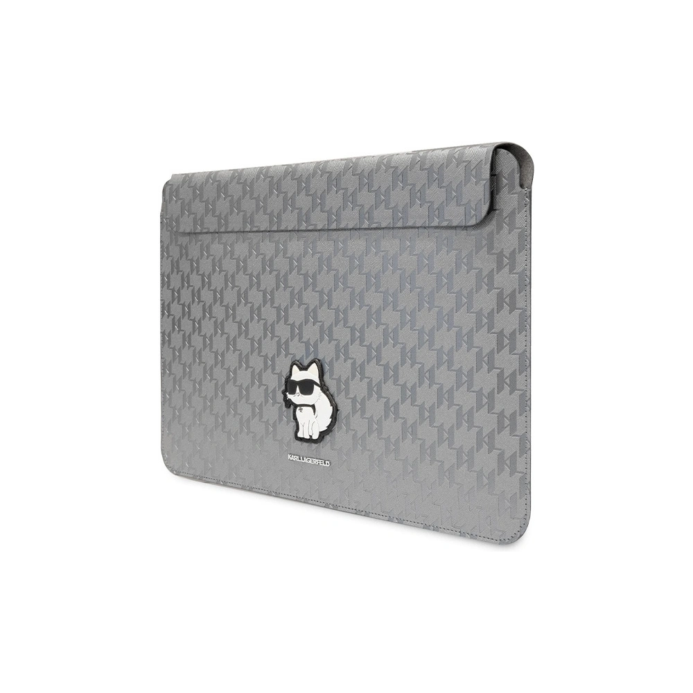 Hurtownia GSM - Etui Karl Lagerfeld Sleeve KLCS14SAKHPCG 14 carate argintiu/silver Saffiano Monogram Choupette - KLD1608 - {ean13} - Hurt