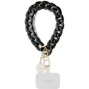 Pasek Guess GUOUCBMC4MK Universal Big Hand Strap czarny/black Acrylic 4G Charm