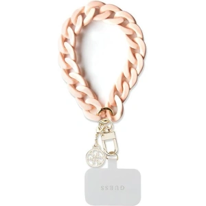 Pasek Guess GUOUCBMC4MP Universal Big Hand Strap różowy/pink Acrylic 4G Charm