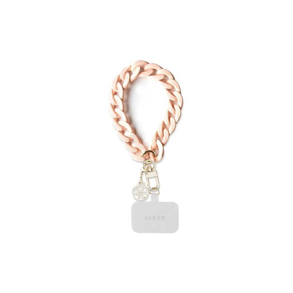 Hurtownia GSM - Pasek Guess GUOUCBMC4MP Universal Big Hand Strap roz/pink Acrilic 4G Charm - GUE2681 - {ean13} - Hurt