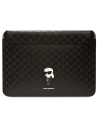 Etui Karl Lagerfeld Sleeve KLCS14SAKHPKK 14 colos fekete Saffiano Monogram Ikonik