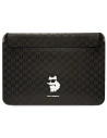 Etui Karl Lagerfeld Sleeve KLCS16SAKHPCK 16 Zoll schwarz/schwarz Saffiano Monogram Choupette