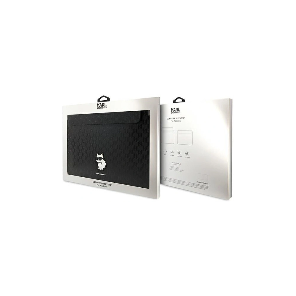 Hurtownia GSM - Etui Karl Lagerfeld Huzat KLCS16SAKHPCK 16 hüvelyk fekete/színes Saffiano Monogram Choupette - KLD1612 - {ean13} - Hurt