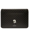 Etui Karl Lagerfeld Sleeve KLCS16SAKHPKK 16 Zoll schwarz/black Saffiano Monogram Ikonik