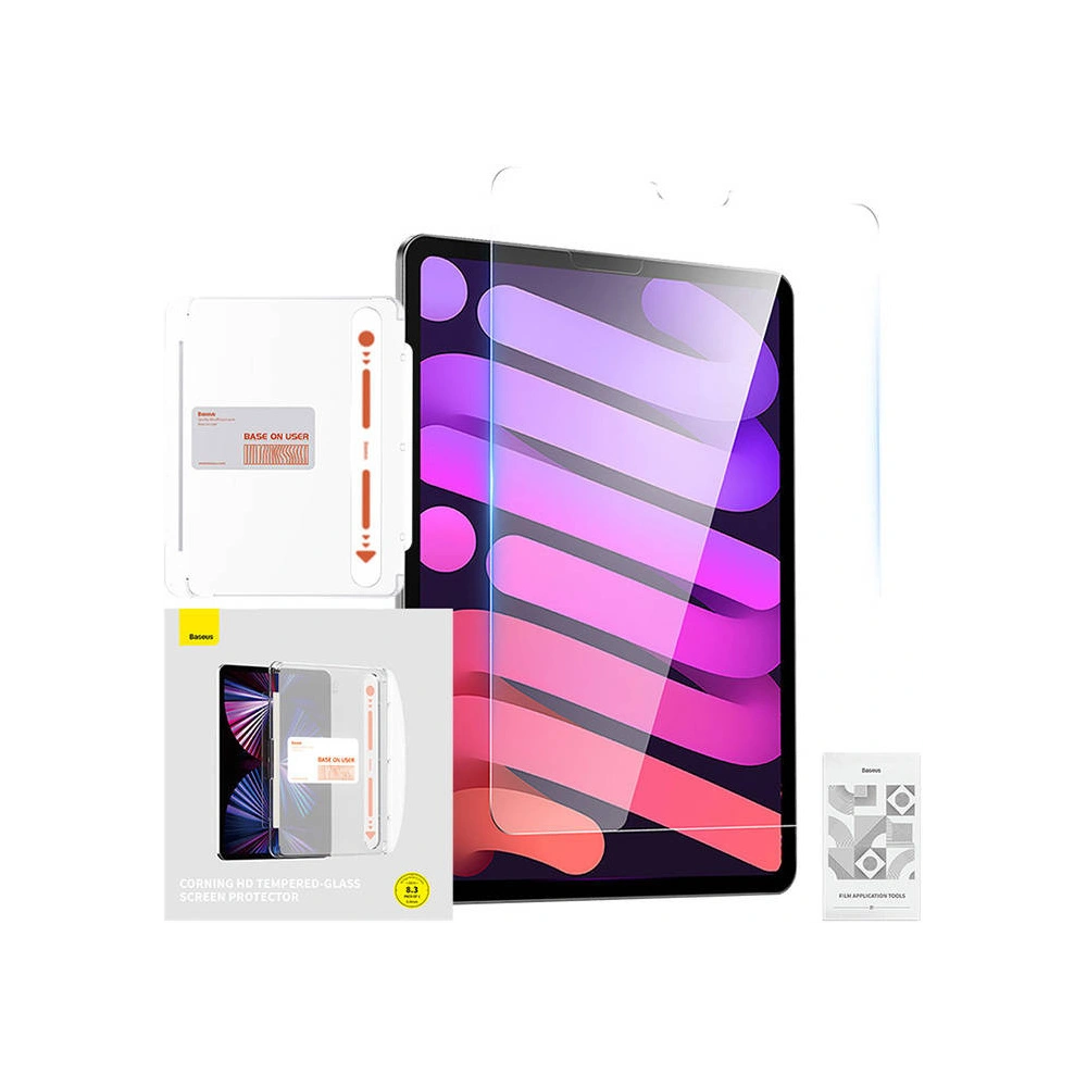 Hurtownia GSM - Edzett üveg Baseus Apple iPad mini 2021 (6. generáció) / iPad mini 8.3" 2024 7gen - BSU4550 - {ean13} - Hurt