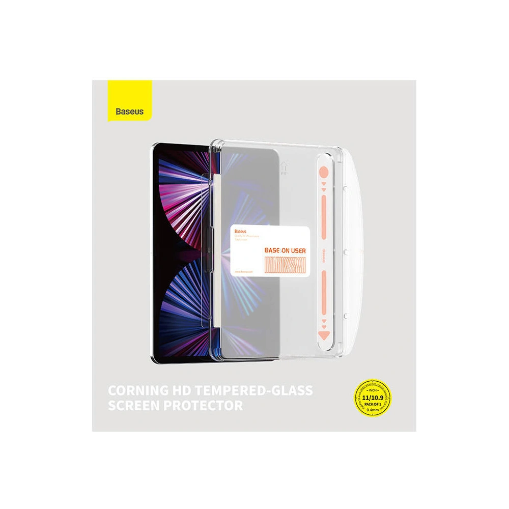 Hurtownia GSM - Tvrzené sklo Baseus Apple iPad Air 10.9 2020/2022 (4. a 5. gen) / iPad Pro 11 2018/2020/2021/2022 (1., 2., 3. a 4. gen) / iPad Air 11 2024 (6. generace) - BSU4553 - {ean13} - Hurt