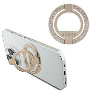 Hurtownia GSM - Uchwyt na palec Guess MagSafe Ring Stand GUMRSALDGD zlatý/gold Rhinestone - GUE2685 - {ean13} - Hurt