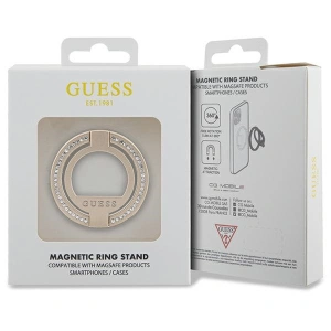 Hurtownia GSM - Uchwyt na palec Guess MagSafe Ring Stand GUMRSALDGD zlatý/gold Rhinestone - GUE2685 - {ean13} - Hurt