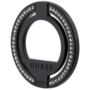 Hurtownia GSM - Uchwyt na palec Guess MagSafe Ring Stand GUMRSALDGK černý/black Rhinestone - GUE2686 - {ean13} - Hurt